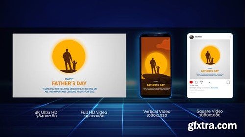 Videohive Fathers Day Title Opener 45935450