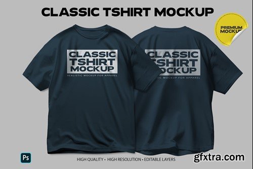 Classic T-Shirt Mockup KJSBBGC