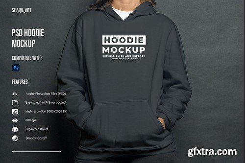 PSD Hoodie Mockup J8CXYR4