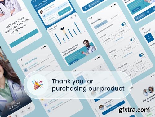 Medicina - Online Doctor Appointment App UI Kit Ui8.net