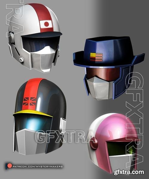 Saber rider wearable helmets &ndash; 3D Print Model