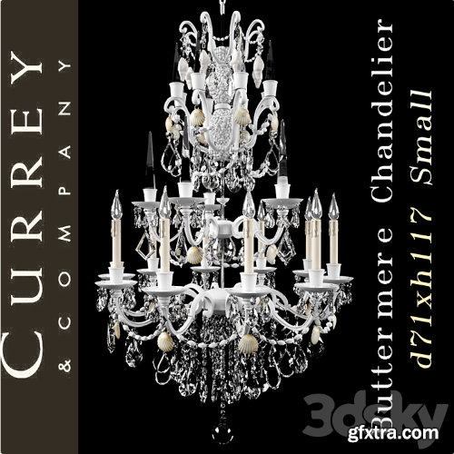 Chandelier Currey company BUTTERMERE, Small