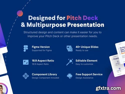 Deckly - Pitch Deck Presentation Figma Template Ui8.net