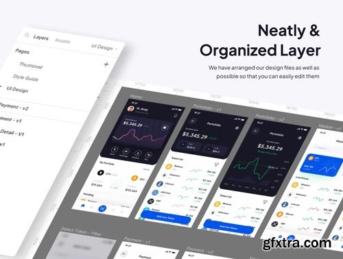 Cryptok - Crypto Wallet Premium UI Kits App Ui8.net