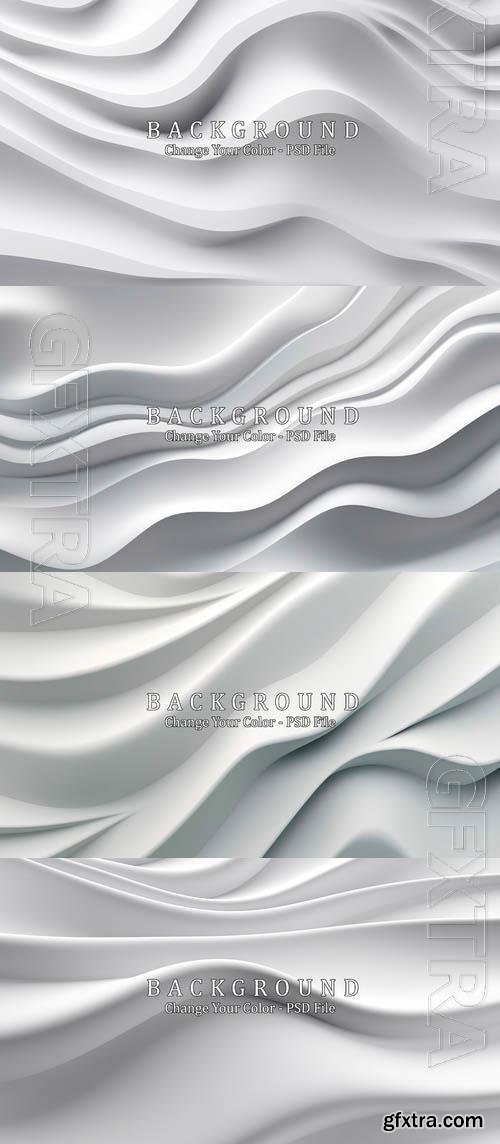 PSD abstract white and grey background