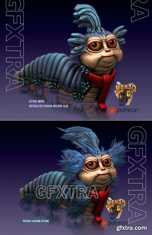 Hex3D - Ello The Worm &ndash; 3D Print Model