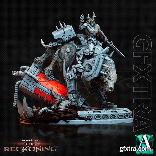Demonstar The Reckoning – Armari Druraka Rider 4 - 3D Print Model STL