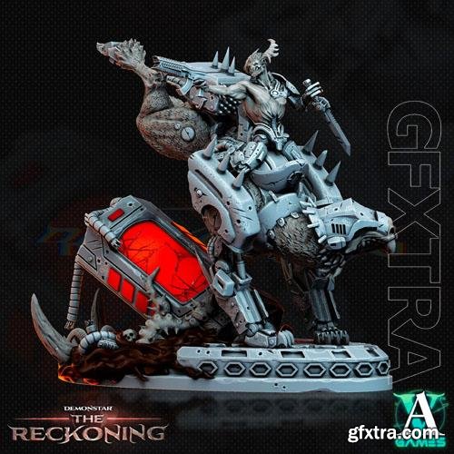 Demonstar The Reckoning – Armari Druraka Rider 2 - 3D Print Model STL