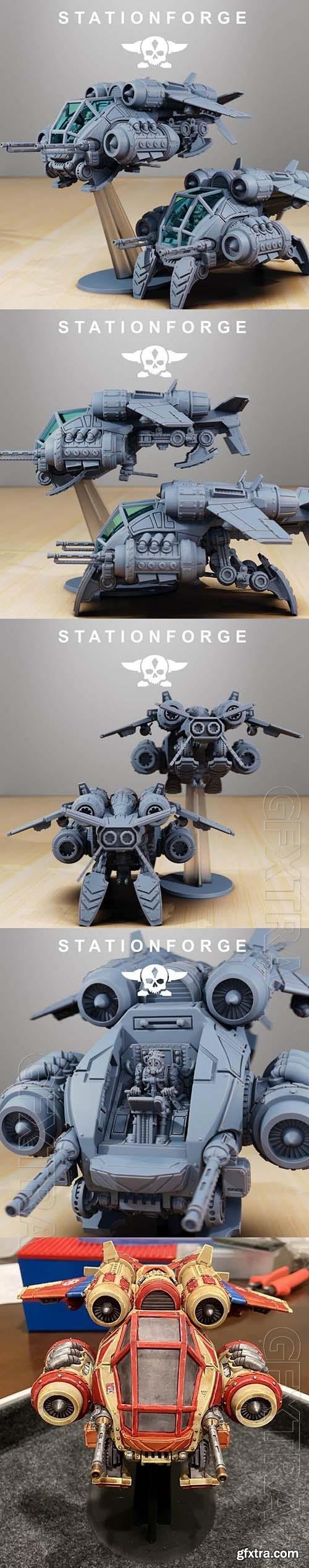 Station Forge – Scavenger Gunship OBJ