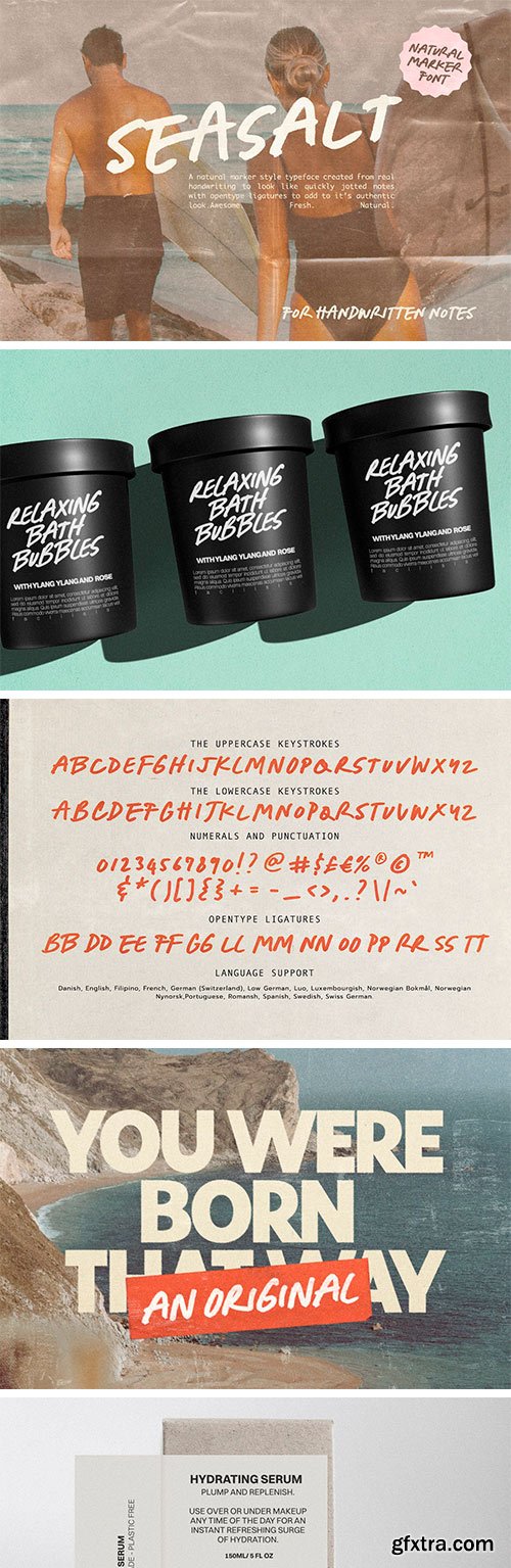 Seasalt - Casual Marker Typeface