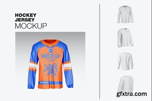 Set Hockey Jersey with Armor Mockup ZUQ75TT