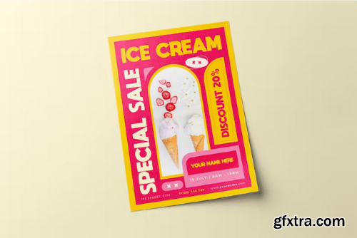 Ice Cream Sale Flyer