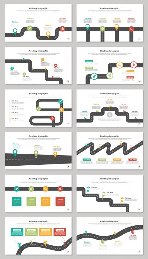 Roadmap Infographic Layout Design 588660421