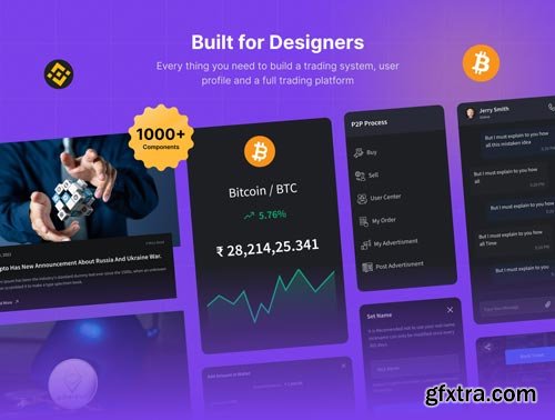 CryptoBrains | Crypto Exchange Figma Template Ui8.net