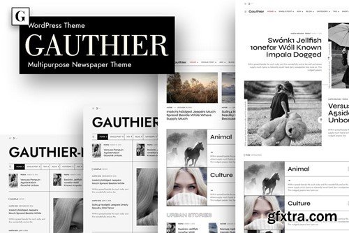 Gauthier – Multipurpose Newspaper Theme JGT7PTN