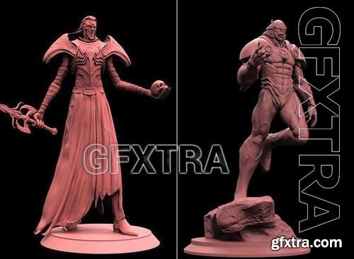 Atrocitus Red and Knull God &ndash; 3D Print Model