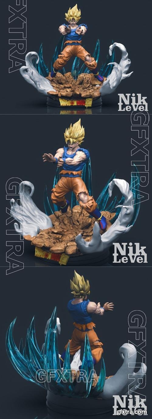 Son Goku Super Saiyan Dragon Ball &ndash; 3D Print Model