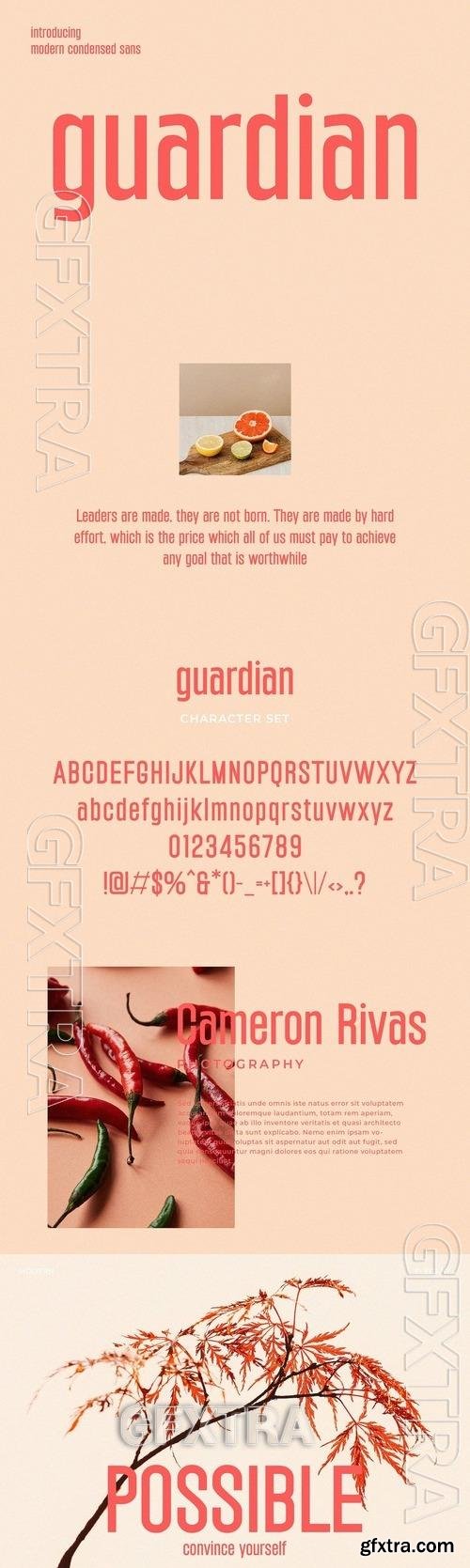 Guardian - Modern Condensed Sans 2N6KP8Z