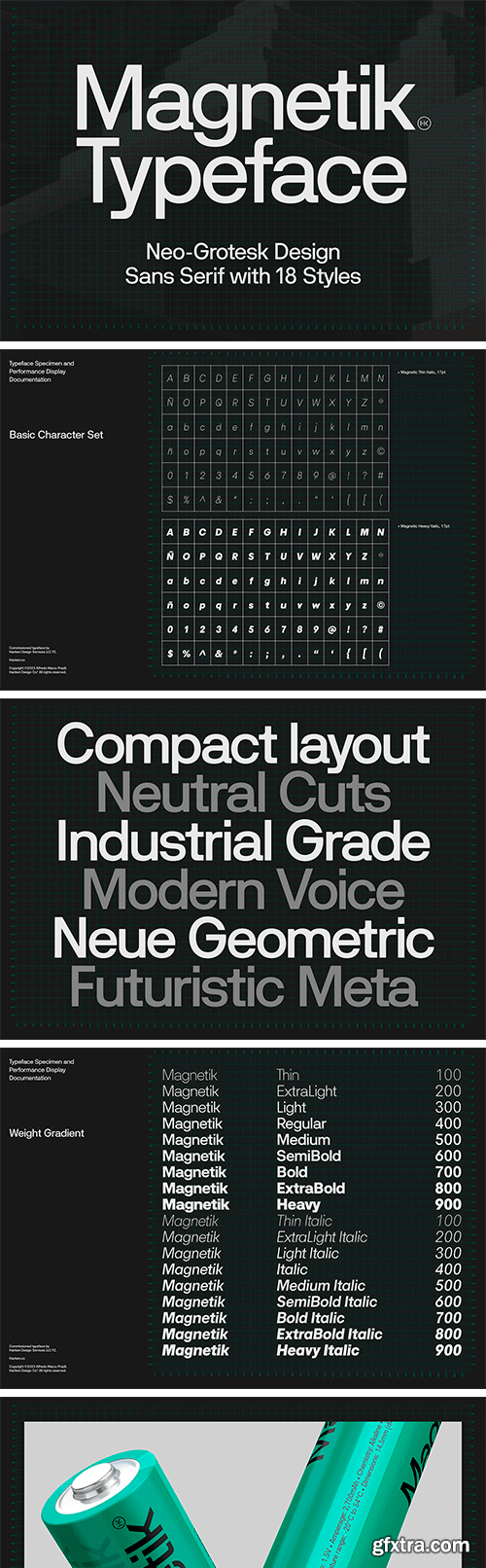 Magnetik Font Family