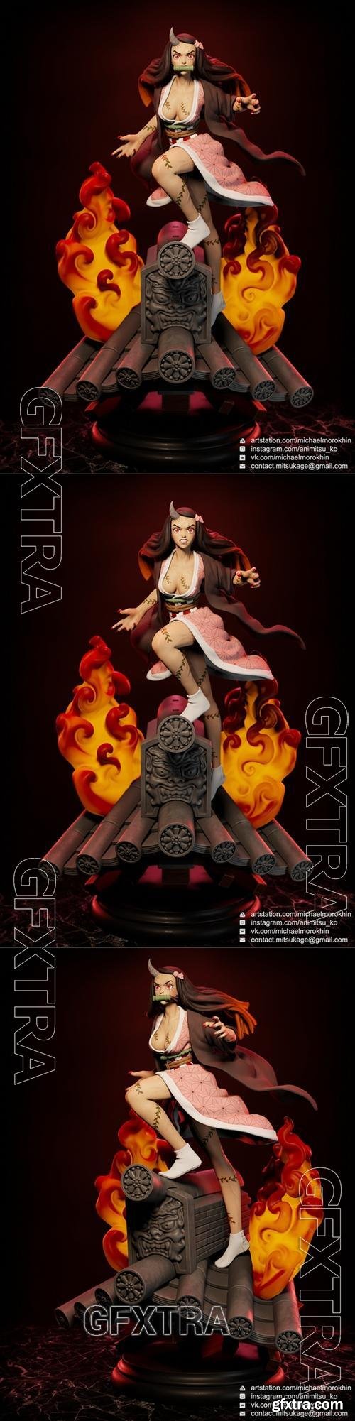 Nezuko Kamado &ndash; 3D Print Model