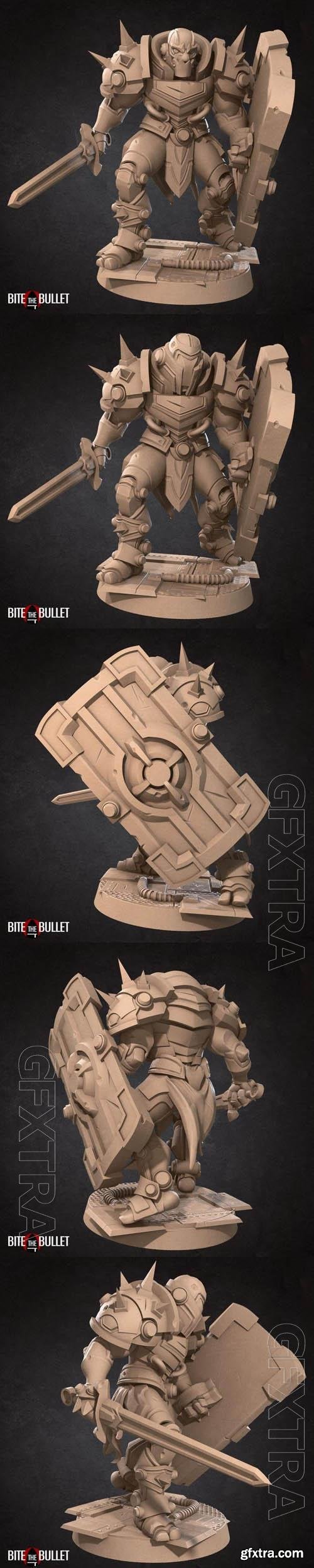 Bite the Bullet – Warforged Warrior - 3D Print Model STL