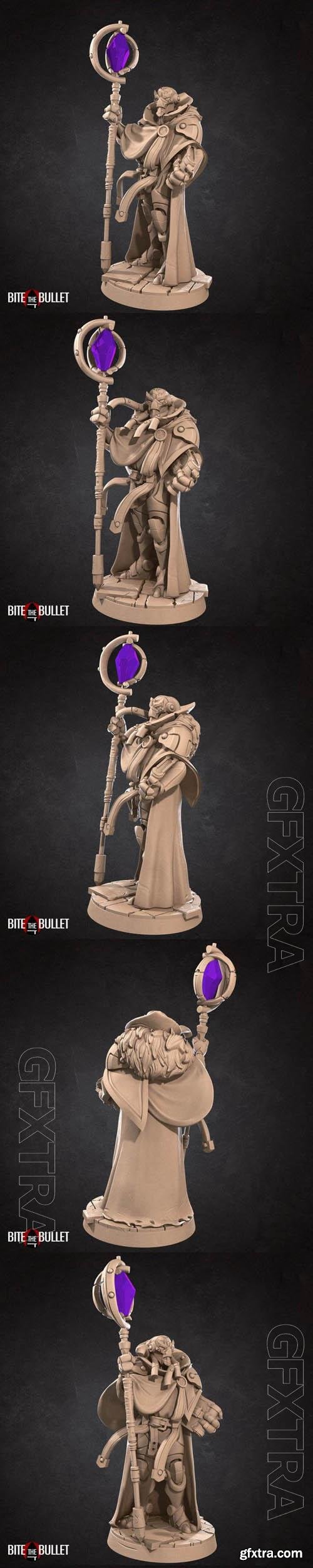 Bite the Bullet – Warforged Warlock - 3D Print Model STL