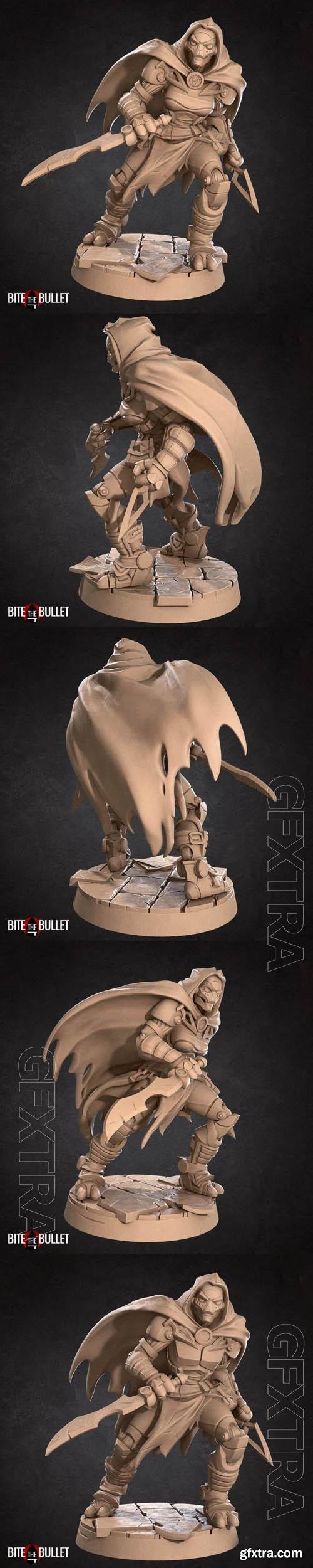 Bite the Bullet – Warforged Rogue - 3D Print Model STL