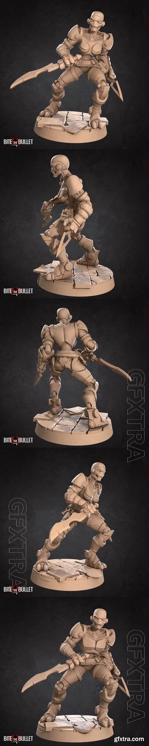 Bite the Bullet – Warforged Rogue Mechanical - 3D Print Model STL