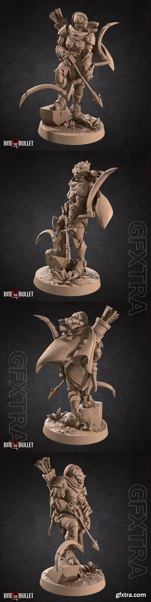 Bite the Bullet – Warforged Ranger 2 - 3D Print Model STL