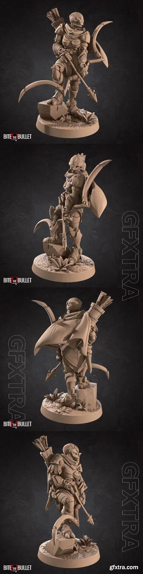 Bite the Bullet – Warforged Ranger 1 - 3D Print Model STL