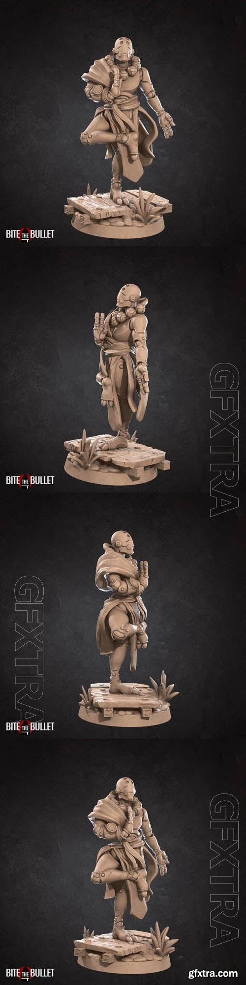 Bite the Bullet – Warforged Monk - 3D Print Model STL