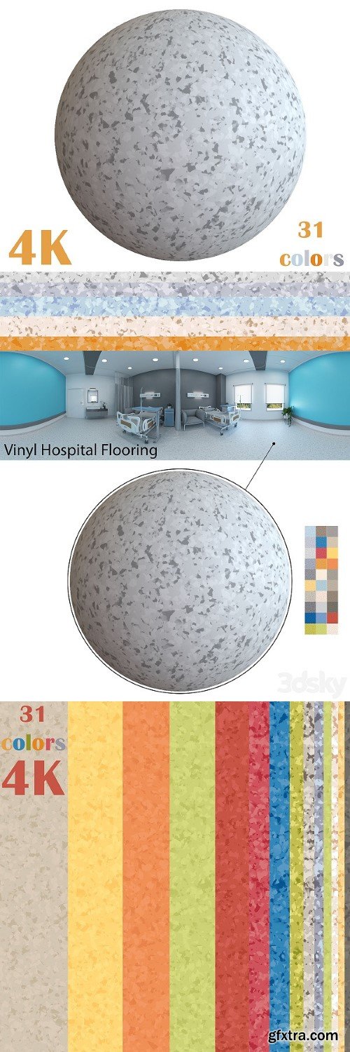 Vinyl Hospital Flooring Pack 1