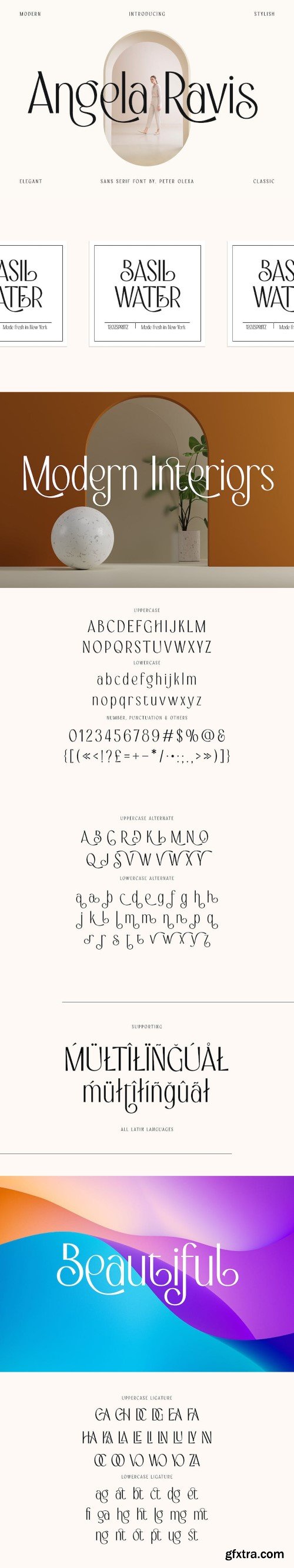 Angela Ravis Elegant Sans