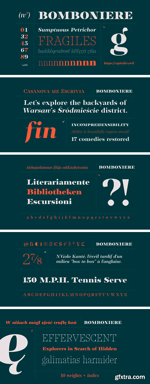 Bomboniere Font Family