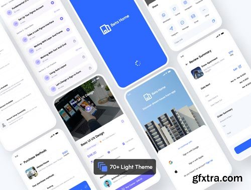 Beta Home - Real Estate Apps UI Kit Ui8.net