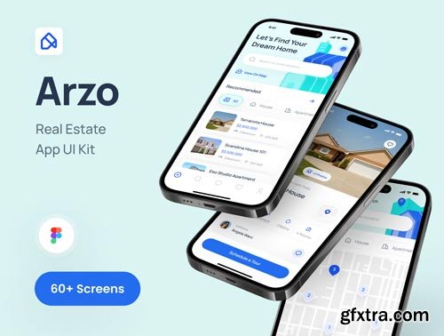 Arzo - Real Estate App UI Kit Ui8.net