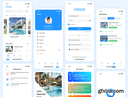 HoGo - Booking Hotel UI Kit