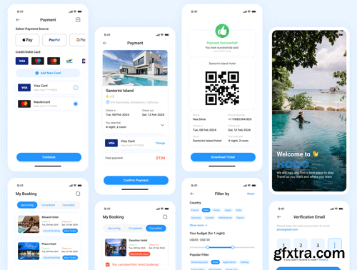 HoGo - Booking Hotel UI Kit