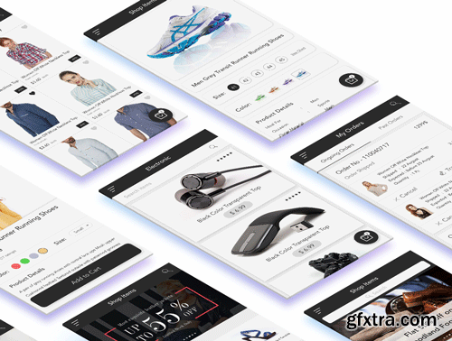 E Shop App UI Kit Ui8.net