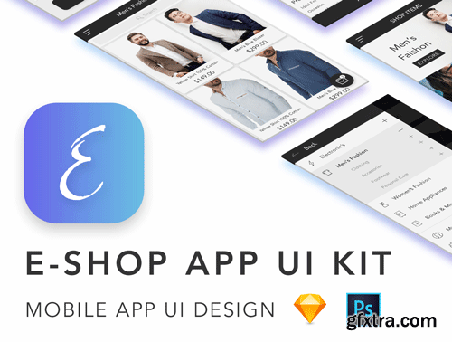 E Shop App UI Kit Ui8.net