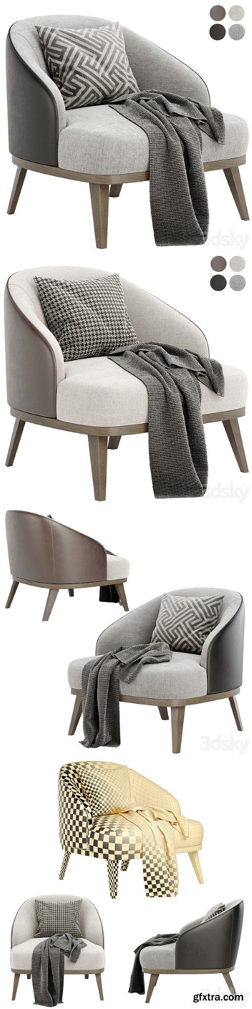 ST TROPEZ Armchair by DITRE ITALIA