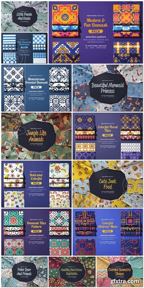 Seamless Pattern Vector Collection