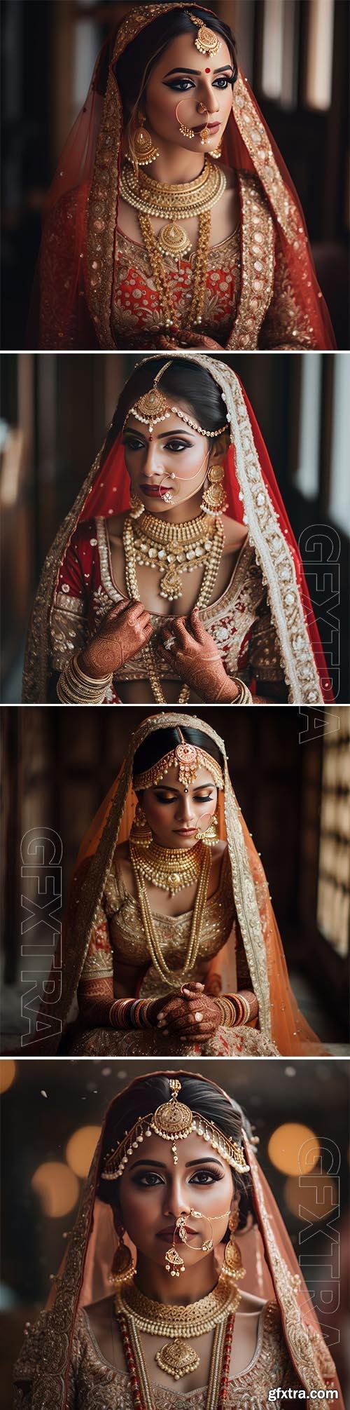 Photo pretty indian bride image