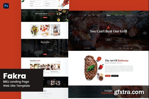 Fakra- BBQ Restaurant Landing Page Website 9Q9UKYK