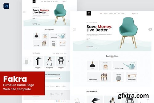 Fakra - Furniture Store Website Design N84Z4R3