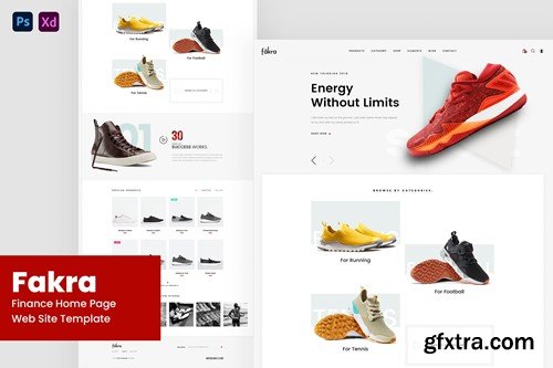 Fakra - Shoes Store Website Design 5ZY5PMU