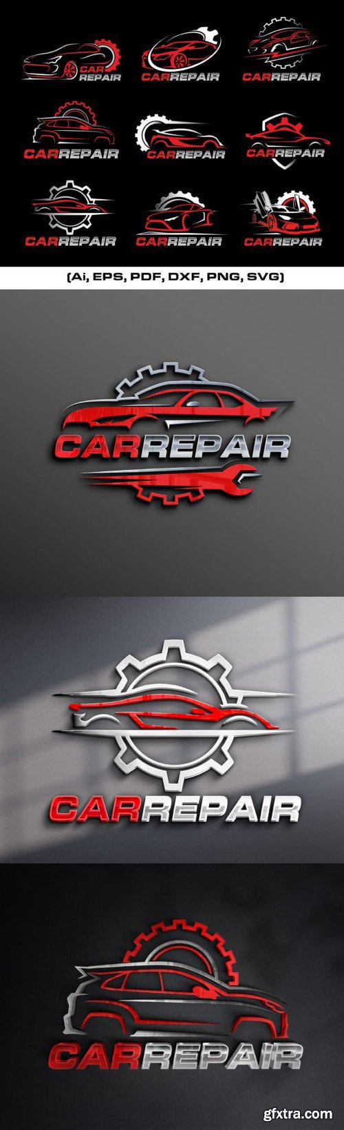 Car Repair - Vector Logo Templates Bundle 