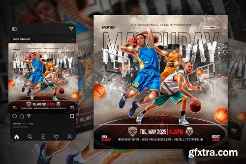 Basketball Flyer Template 2QQFA95