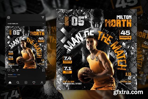 Basketball Flyer Template GNN9UTY