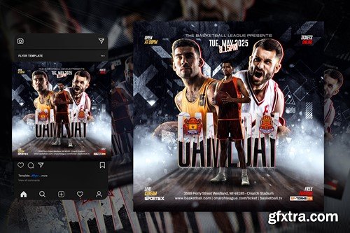 Basketball Flyer Template WSMNGR8